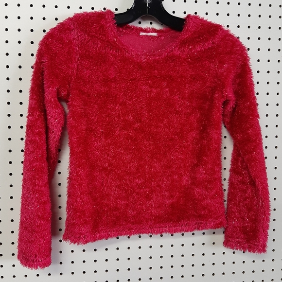 * Girls Fuzzy Sweater - Picture 1 of 3